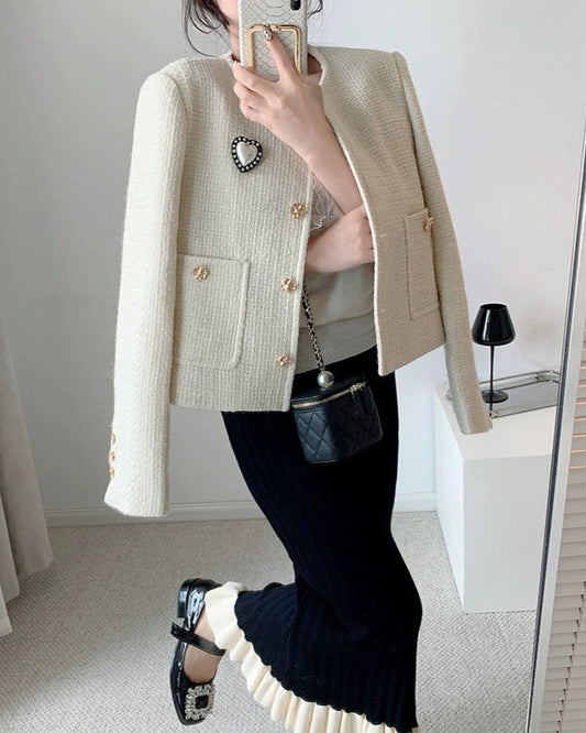 Blanc Elegance Jacket 00335